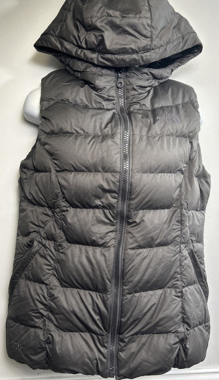 The North Face Women's Black Puffer Vest with Hood